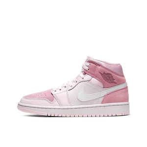 air jordan1 mid aj1女鞋白粉樱