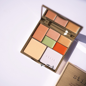 亏清stila七色遮瑕盘修容高光多功能面部遮斑点黑眼圈痘印遮瑕膏