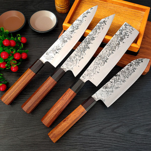 日式厨师刀专业菜刀三德刀锻打切肉刀厨房刀具寿司刀片鱼刀主厨刀