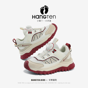 HangTen/欢腾女童运动鞋2024春秋新款防滑休闲儿童跑步鞋中大童鞋
