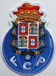 欧冠葡萄牙波尔图队徽足球刺绣补丁贴电脑绣花布贴背胶臂章logo