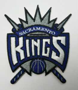 nba萨克拉门托国王队徽kings篮球刺绣补丁贴绣花布贴背胶logo臂章