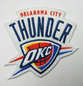 nba俄克拉荷马雷霆队徽thunder篮球刺绣补丁贴绣布贴背胶logo臂章