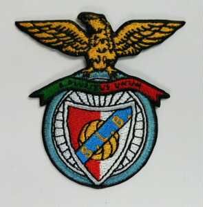 欧冠葡萄牙足球本菲卡队徽刺绣补丁贴电脑绣花布贴背胶臂章logo