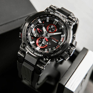 卡西欧钢铁之心太阳能电波蓝牙金属运动手表男不死鸟mtg-b1000