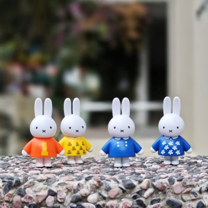 正版授权米菲Miffy家原装兔子塑胶卡通玩偶潮玩手办摆件儿童玩具
