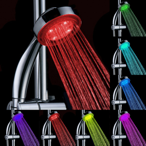 led花洒自发电变色发光LED淋浴花洒卫生间淋浴器花啥喷头8008-A25