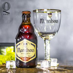 整箱 马里斯8度啤酒330ml 比利时进口maredsous 马杜斯修道院啤酒