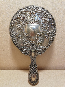 纯银古董镜子