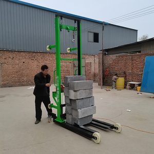 电动上砖机上料机建筑工地小型提升机水泥堆高车升降机移动式装卸