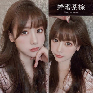 蜂蜜茶亚麻灰棕色染发剂膏自己在家染发黑茶奶茶纯植物天然无刺激