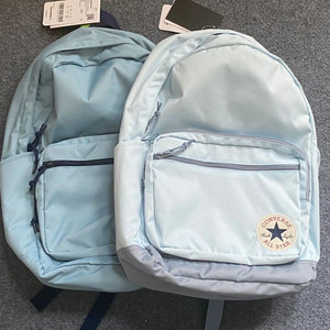 正品代购converse匡威学生书包男女帆布双肩包天蓝色电脑减负背包
