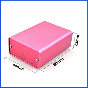 优质铝壳44*23-60-65mm 接线盒 导热铝盒 铝型材散热外壳电源外壳