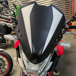 适用本田cb400f挡风 挡风板cb500f改装挡风玻璃 挡风罩竞技头罩