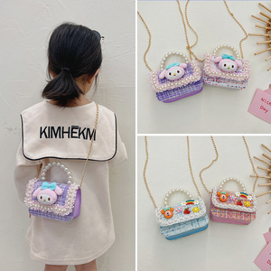 宝宝包包新款时尚手提包儿童百搭链条包女孩子迷你斜挎包零钱包潮