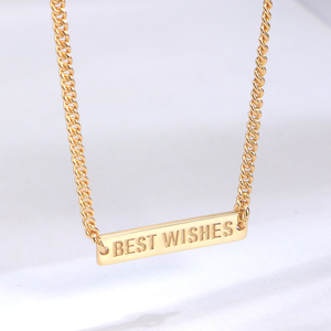 bestwishes项链