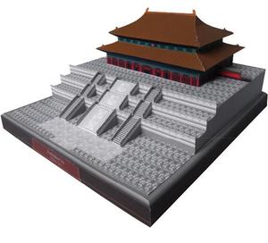 儿童手工折纸DIY拼装立体3D纸质模型中国古代建筑皇宫故宫天安门