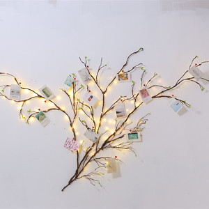 仿真树枝条藤条枯树藤森系创意幼儿园环创墙面装饰店铺照片墙壁饰