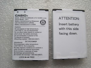 原装NEC日电卡西欧C811  CA-201L手机厚电池BTE811B 2900mAh