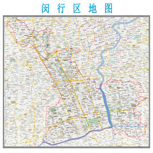 上海市闵行区地图