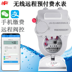 上海人民LoRa智能远程水表抄表无线远传公寓NB-IoT阀控预付费水表
