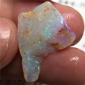天然澳洲澳宝欧泊宝石diy手工原料原矿标石练手料8.58克拉