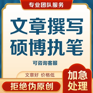 文章撰写服务代笔写作ppt代制作文案一对一润色原创稿件演讲稿读
