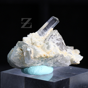 硅铍石 缅甸 phenakite 稀有宝石矿物晶体标本