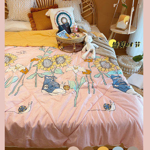 外贸尾单五星级酒店水洗蚕丝蛋白棉夏被双人宾馆夏凉被子特价清仓