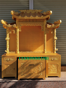 tb880641830淘宝香樟木寺庙佛堂佛龛佛柜实木宗氏祠堂神牌位神台