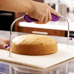 不锈钢蛋糕分割工具蛋糕分层器蛋糕分片器切片器惠尔通wilton同款