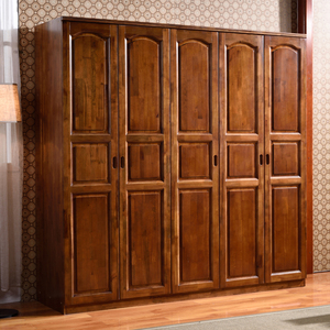 中式全实木衣柜卧室家用衣橱储物柜立柜整体大衣柜香樟木可定做