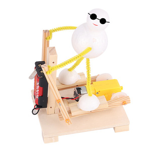 科技小制作小发明电动跑步机跑步机器人学生手工作业diy材料