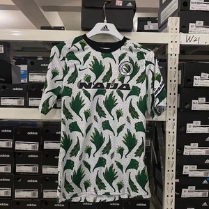 Nike/耐克男2020尼日利亚足球热身训练运动休闲短袖T恤CT4244-100
