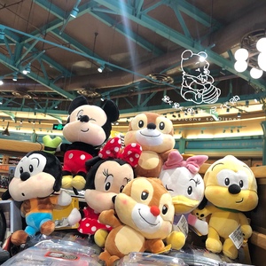 上海迪士尼国内代可爱系列米奇戴丝高飞奇奇蒂蒂毛绒玩偶娃娃礼物