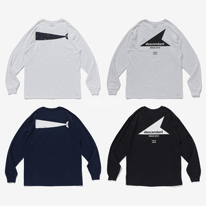 现货descendant cachalot cetus ls 鲸鱼三角logo长袖t恤20aw