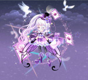 奥比岛绝版怪盗x燕尾蝶装[含三个单品] 小稀有怪盗套装