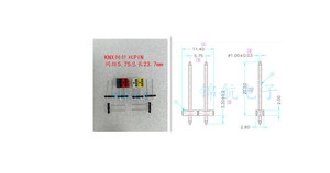 KNX EIB插针双pin端子焊针圆针直针全长23.7mm直径1mm可焊锡