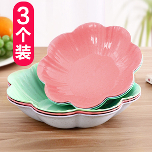 现代家用果盘客厅干果盘子水果盘茶几零食糖果盘创意瓜子盘塑料盘