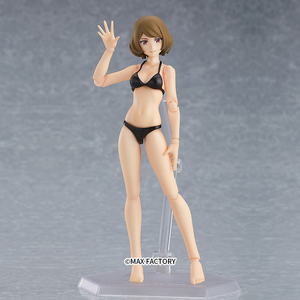 [现货gsc]mxf figma 泳装女性body(chiaki)手办模型二次元摆件