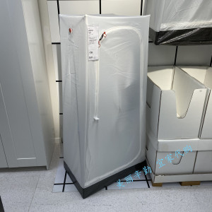 【ikea 宜家国内代购】乌库 简易衣柜 衣服收纳衣橱