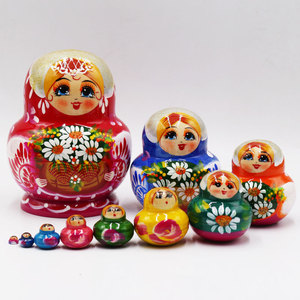 俄罗斯套娃100正版 正品 原装10/15/20层可爱女生玩具中国风30套