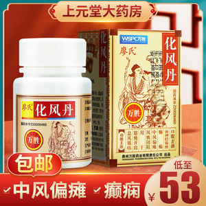 12g*90丸中风药中风偏瘫药癫痫口眼歪斜万胜化风丹