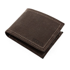 【七夕礼物】美国直邮levis李维斯男士短款钱包休闲复古做旧两折