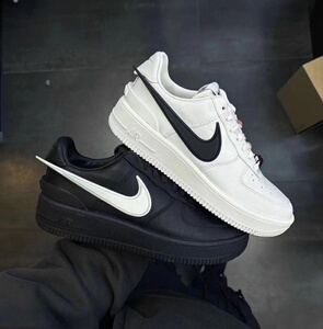 耐克nike air force 1 af1 ambush联名 黑白色男女板鞋dv3464-001