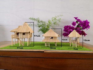 竹楼模型制作图片