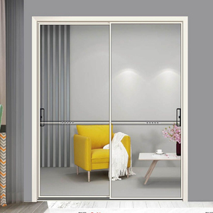 000人付款淘宝简约卫生间平开门镁钛铝合金厕所拉门双层玻璃厨房阳台