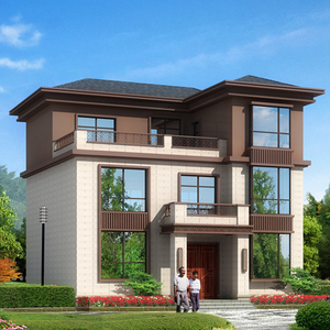 农村自建房三层平房