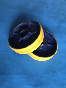 鸿福叉车大轮 尼龙轮子 铁轮 叉车大轮子 手动叉车轮子 pu大轮