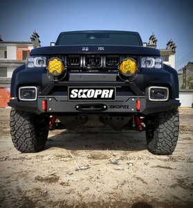 北京bj40改装前后杠前保险杠越野防撞杠绞盘杠竞技杠防护杠前护杠